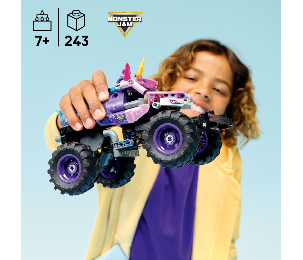 LEGO Technic 42220 Monster Jam Sparkle Smash z napędem pull-back - 1473446 - zdjęcie 8
